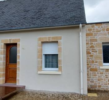 Intégration parfaite une fois les enduits et les parements pierres réalisés