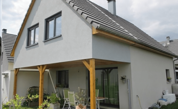 Extension de maison sur pilotis 