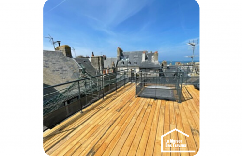 Terrasse en châtaignier 