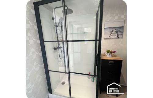 Cabine de douche style  verrière 