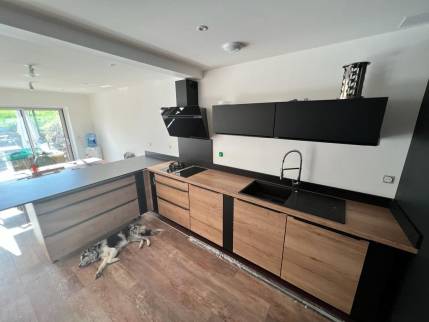 création d'une cuisine en savoie