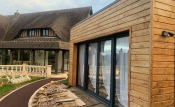 BAIE COULISSANTE ALU La Maison des Travaux Rouen