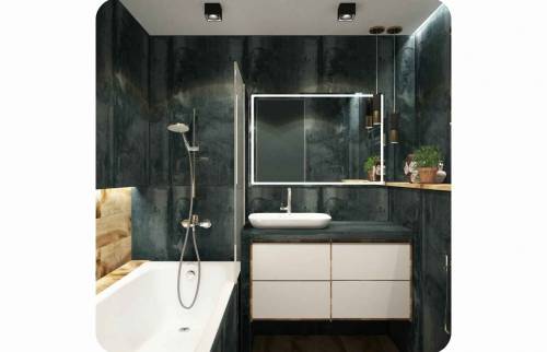 Rénovation salle de bain et wc à Granville 50400