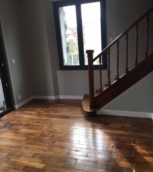 le vieux parquet a été rénové