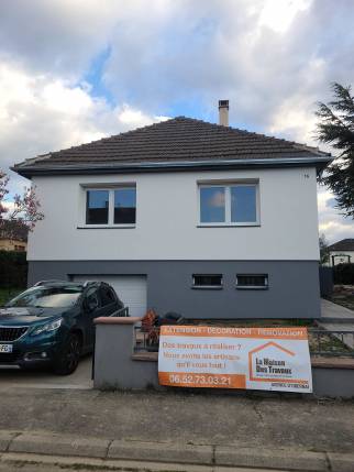 réalisation d'une rénovation énergétique avec l'ITE