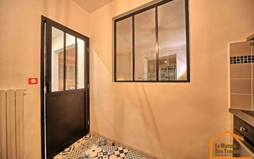 Nouvelle verrière entre la cuisine et le salon (Brunoy 91800)