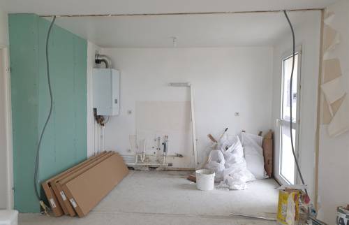 Ouverture du mur de séparation cuisine / séjour