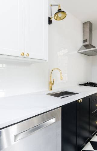 Cuisine Tendance Chic avec carreaux metro