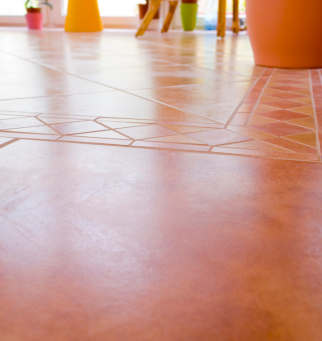 Carrelage orangé Haguenau