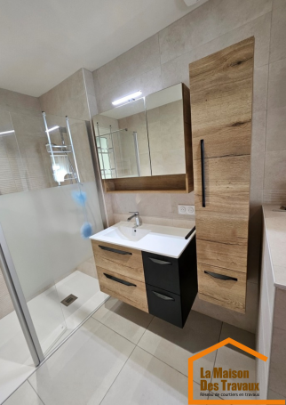 salle de bain rénovée saleilles