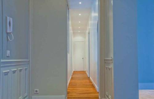 Rénovation d'un couloir dans le 92