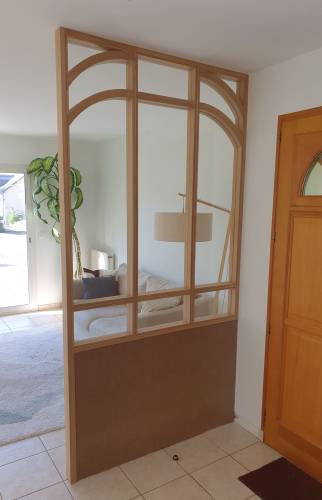 Verrière d'atelier posée