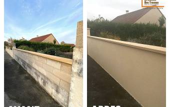 Construction de muret en parpaing