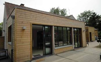 Extension ossature bois en Essonne