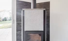 Superbe poêle à bois haute performance