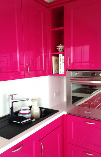 Tout l'espace est exploité comme cette niche de rangement