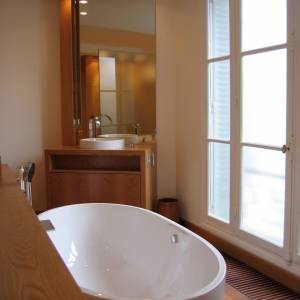 Restructuration appartement 240 m², Paris - Salle de bains