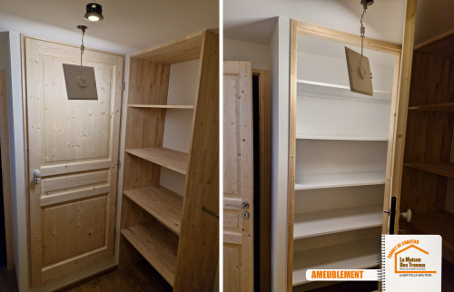 Création placards sur-mesure, Pose sol PVC Beaufort, Ameublement sur-mesure, Optimisation espace maison