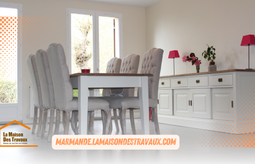 Rénovation de maison à Marmande : cuisine et salon modernisés sans stress