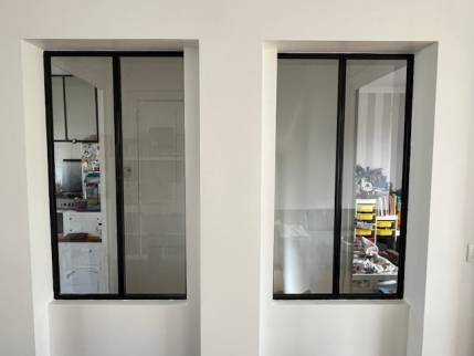 Verrières d'atelier après condamnation d'accès intérieurs - Nantes 44