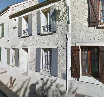 Maison de ville briarde avant travaux de ravalement de façade - Brie-Comte-Robert 77170