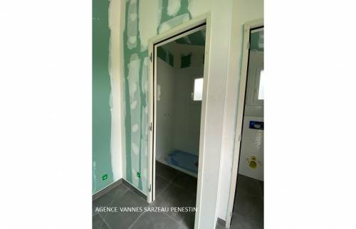Réalisation d'une salle de bain dans un pool house en Bretagne