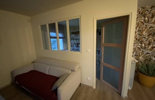 Salon et verriere - Rénovation maison saint-privat-des-vieux la maison des travaux alès