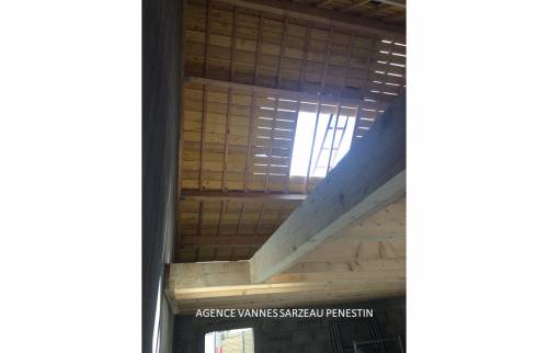 CREATION DE CHARPENTE POUR EXTENSION DE MAISON A ARZON 56640