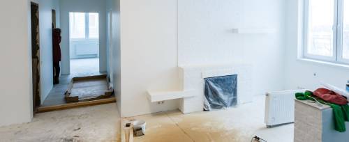 Pose du revêtement de sol