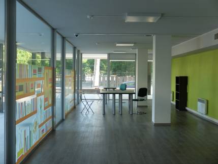 Aménagement et décoration d'un espace détente dans une résidence locative internationale, Lyon Villeurbanne