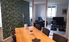 Faux plafonds, spots intégrés, rénovation du sol et peinture à Saint Louis