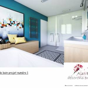 Suite parentale, proposition "cocoon" - Alexandra Boiret-Fleury - Décortrice - La maison Des Architectes