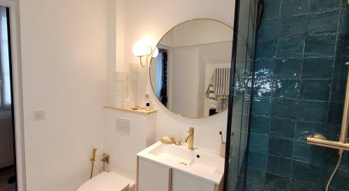 Vasque et wc suspendu