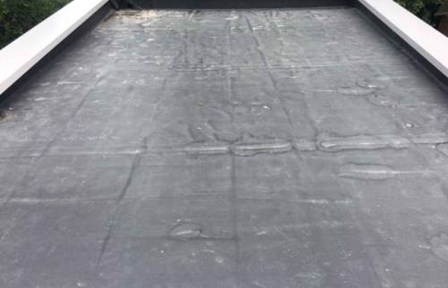 Vue du toit plat de l'extension - Nantes 44