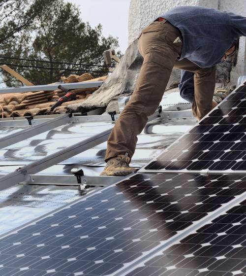 Installation panneaux solaires