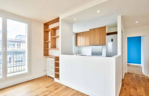 rénovation d'un appartement Paris - cuisine - La Maison Des Travaux Paris 16