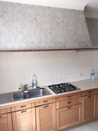 Rénovation de cuisine - ancien plan de travail de cuisine avant travaux - Nantes 44