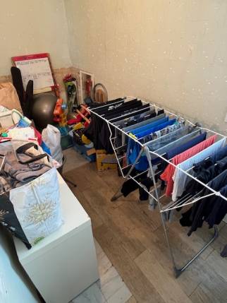 Buanderie avant travaux de création de salle de bain - Nantes 44