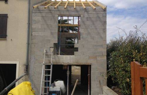 Travaux extension maison 