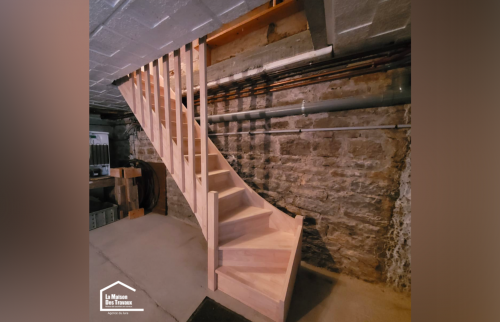 Rénovation d'un escalier - cave