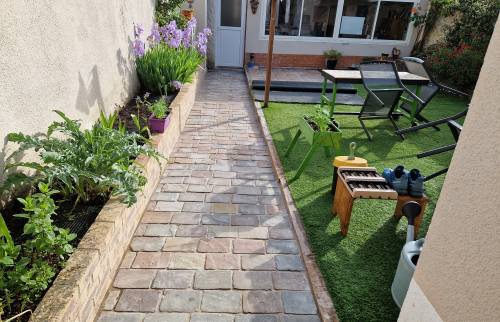 Allée pavée à Avon