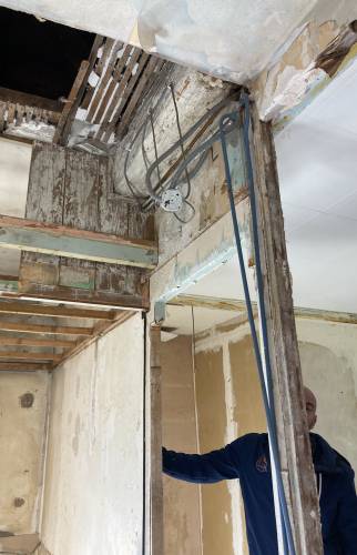pendant les travaux