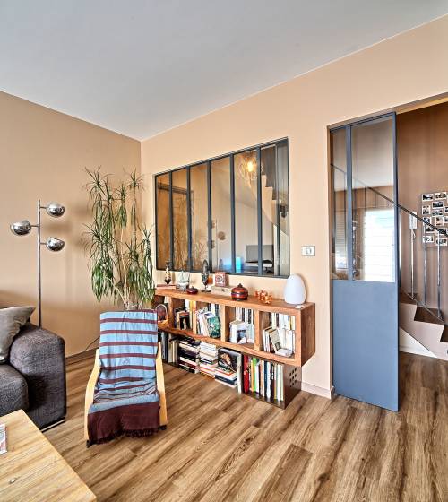 Rénovation complète d'un salon d'un appartement 