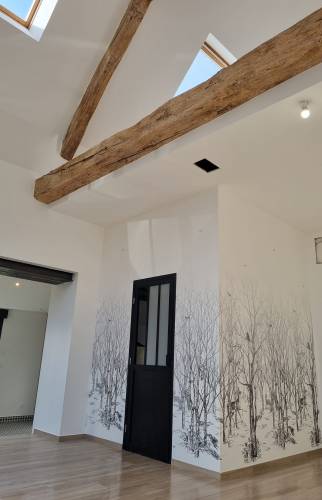 Porte verrière salle de bain