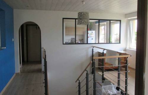 Verrière atelier, depuis séjour à Uffholtz