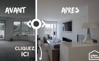 Photos avant-après rénovation de salons