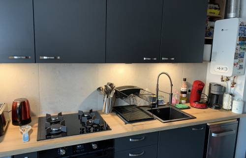 Cuisine rénovée - Vue finale après les travaux