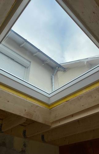 Création puit de lumière (chantier en cours)