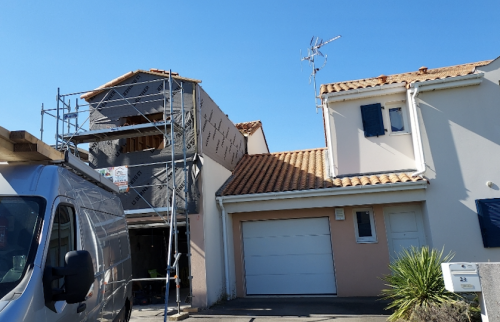 Création d'une surélévation à Rezé - début des travaux