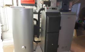 Mise en place du nouveau système de chauffage 